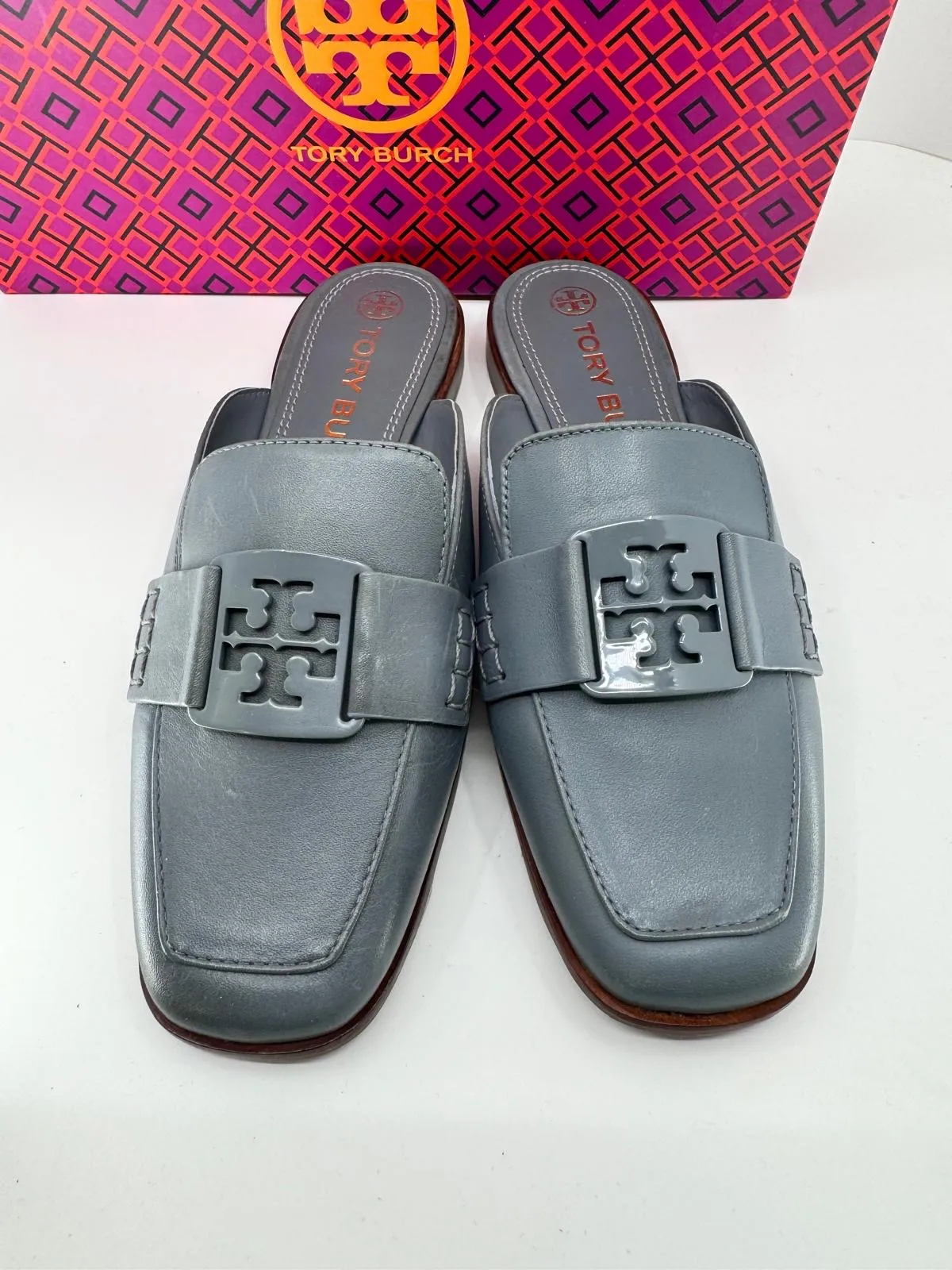 TORY BURCH GEORGIA FLAT LOAFER MULES