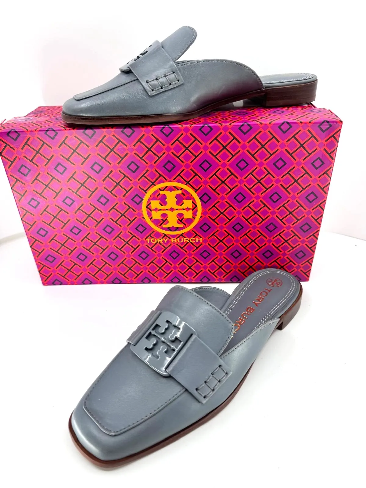 TORY BURCH GEORGIA FLAT LOAFER MULES