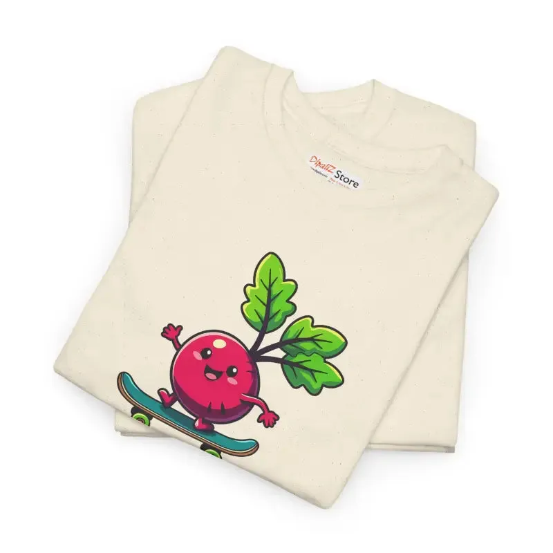 Totally Rad Heavy Cotton Tee Veggie Graphic