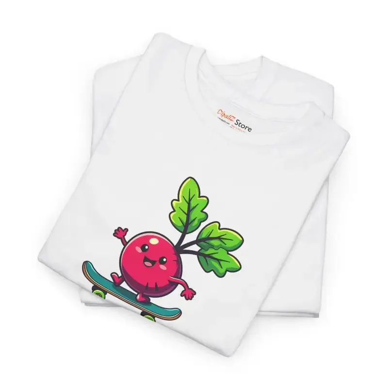 Totally Rad Heavy Cotton Tee Veggie Graphic