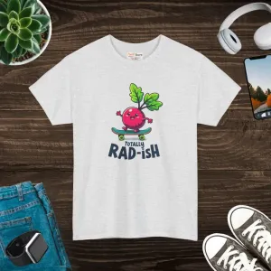 Totally Rad Heavy Cotton Tee Veggie Graphic