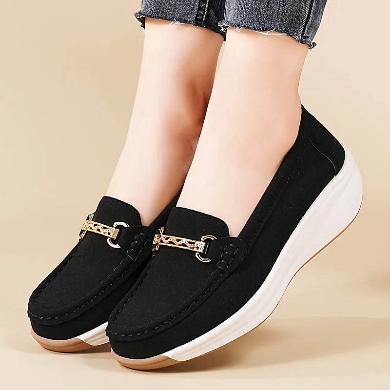 Vrouwen slip-on loafers - licht, comfortabel & anti-slip voor de herfst