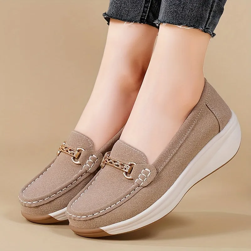 Vrouwen slip-on loafers - licht, comfortabel & anti-slip voor de herfst