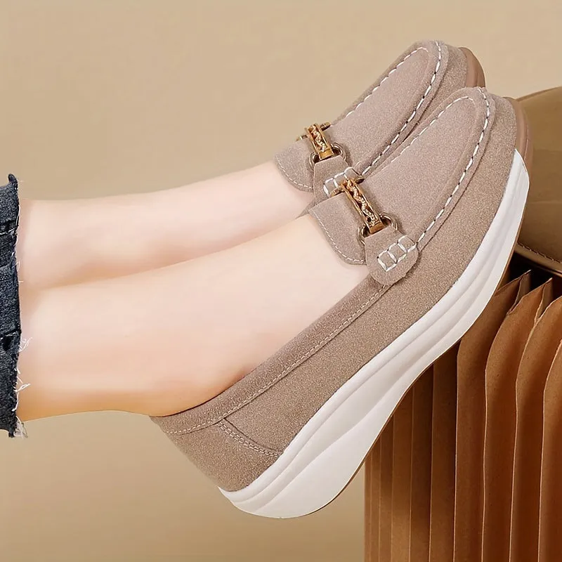 Vrouwen slip-on loafers - licht, comfortabel & anti-slip voor de herfst