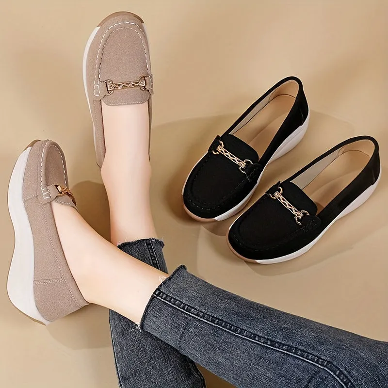 Vrouwen slip-on loafers - licht, comfortabel & anti-slip voor de herfst