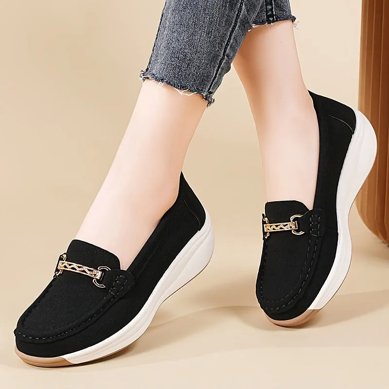 Vrouwen slip-on loafers - licht, comfortabel & anti-slip voor de herfst