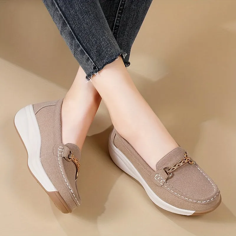 Vrouwen slip-on loafers - licht, comfortabel & anti-slip voor de herfst