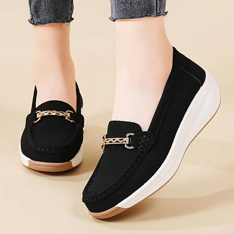 Vrouwen slip-on loafers - licht, comfortabel & anti-slip voor de herfst