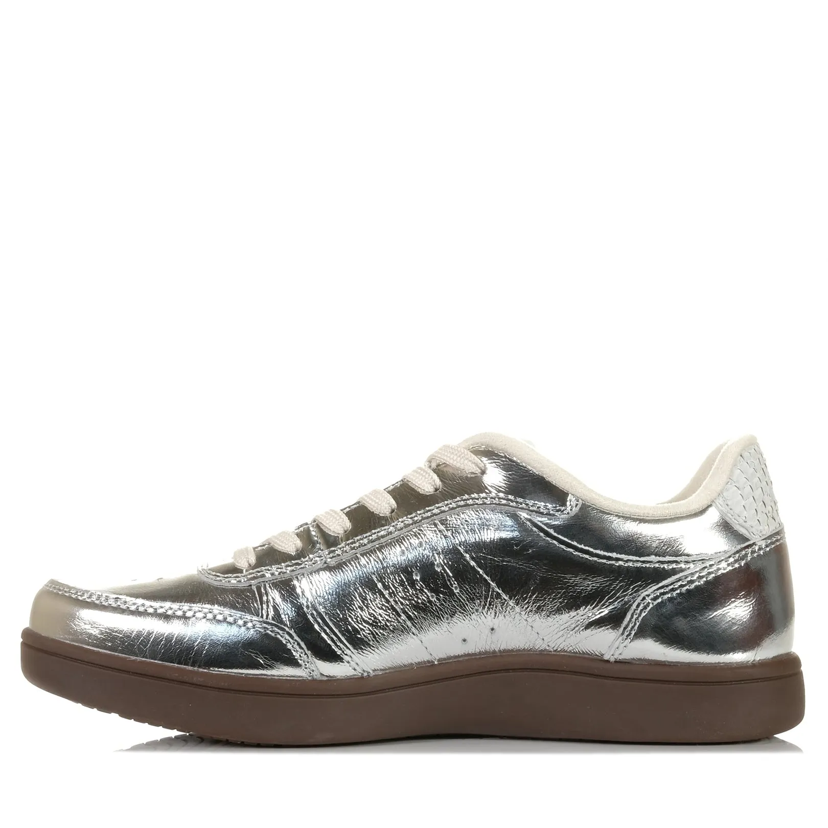 Woden Bjork Leather Silver