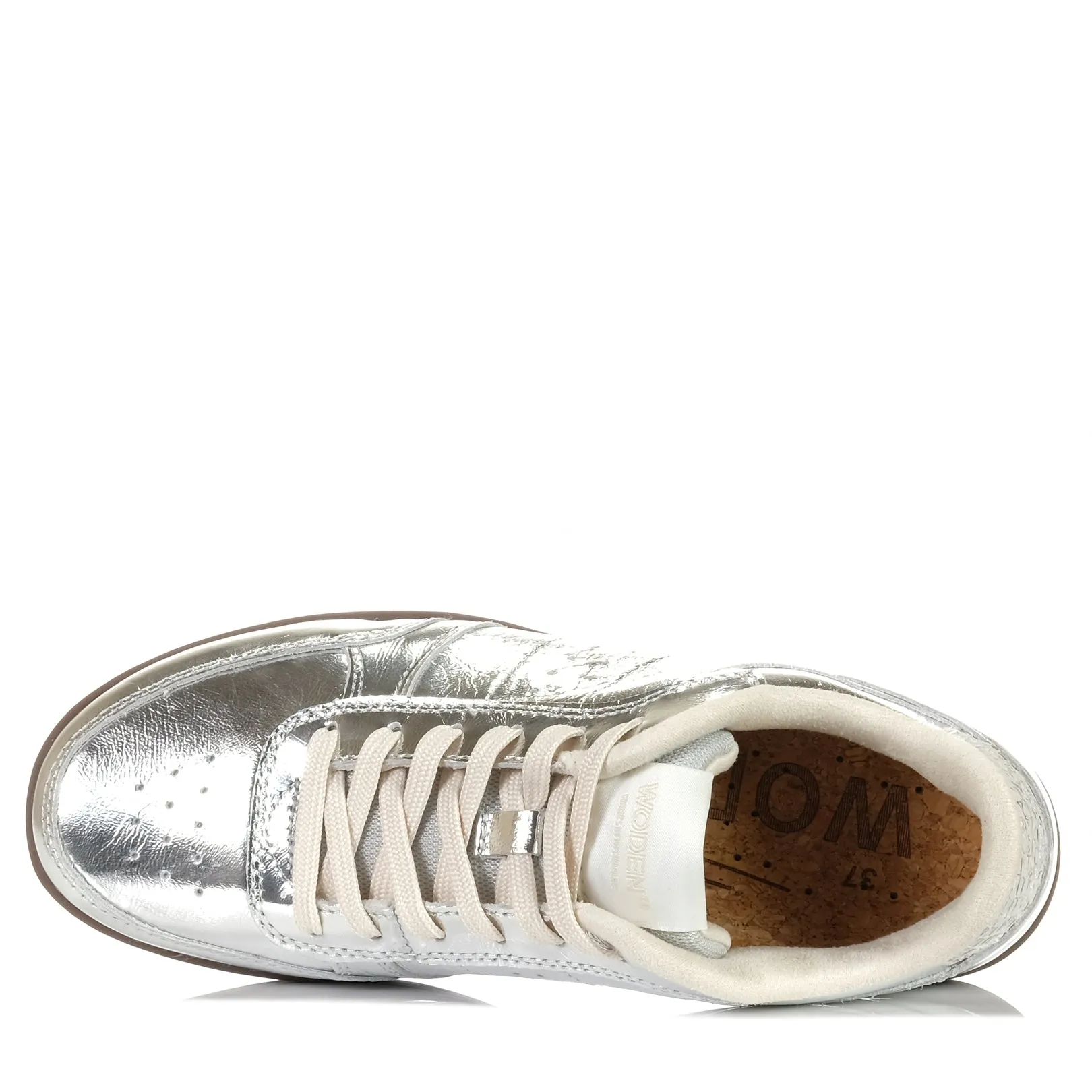 Woden Bjork Leather Silver