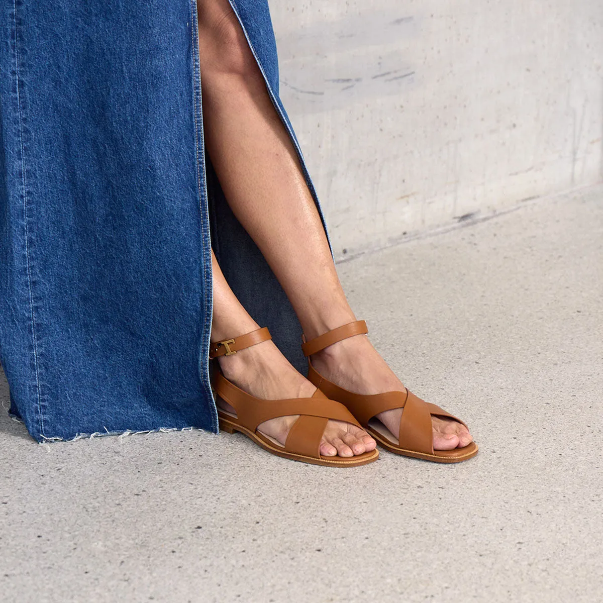 Wrap Detail Classic Sandal